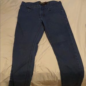 Dark blue denim jeans